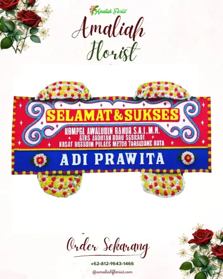 Papan Bunga Ucapan Selamat Arenjaya
